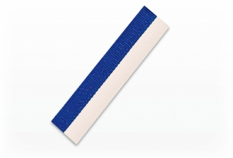 Medaljband blå/vit