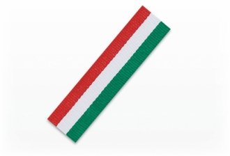 Medaljband grön/vit/röd
