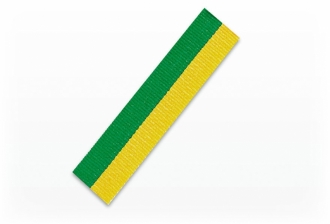 Medaljband grön/gul